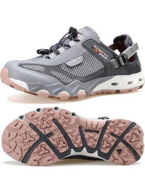 Amphibious Women's Water Shoes - Quick Drying Closed Toe Hiking Sandals